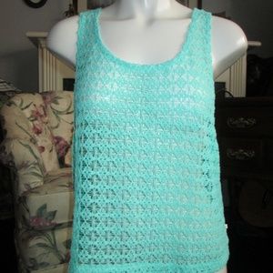 Pink-Victoria Secrets Teal Green Floral Bl…